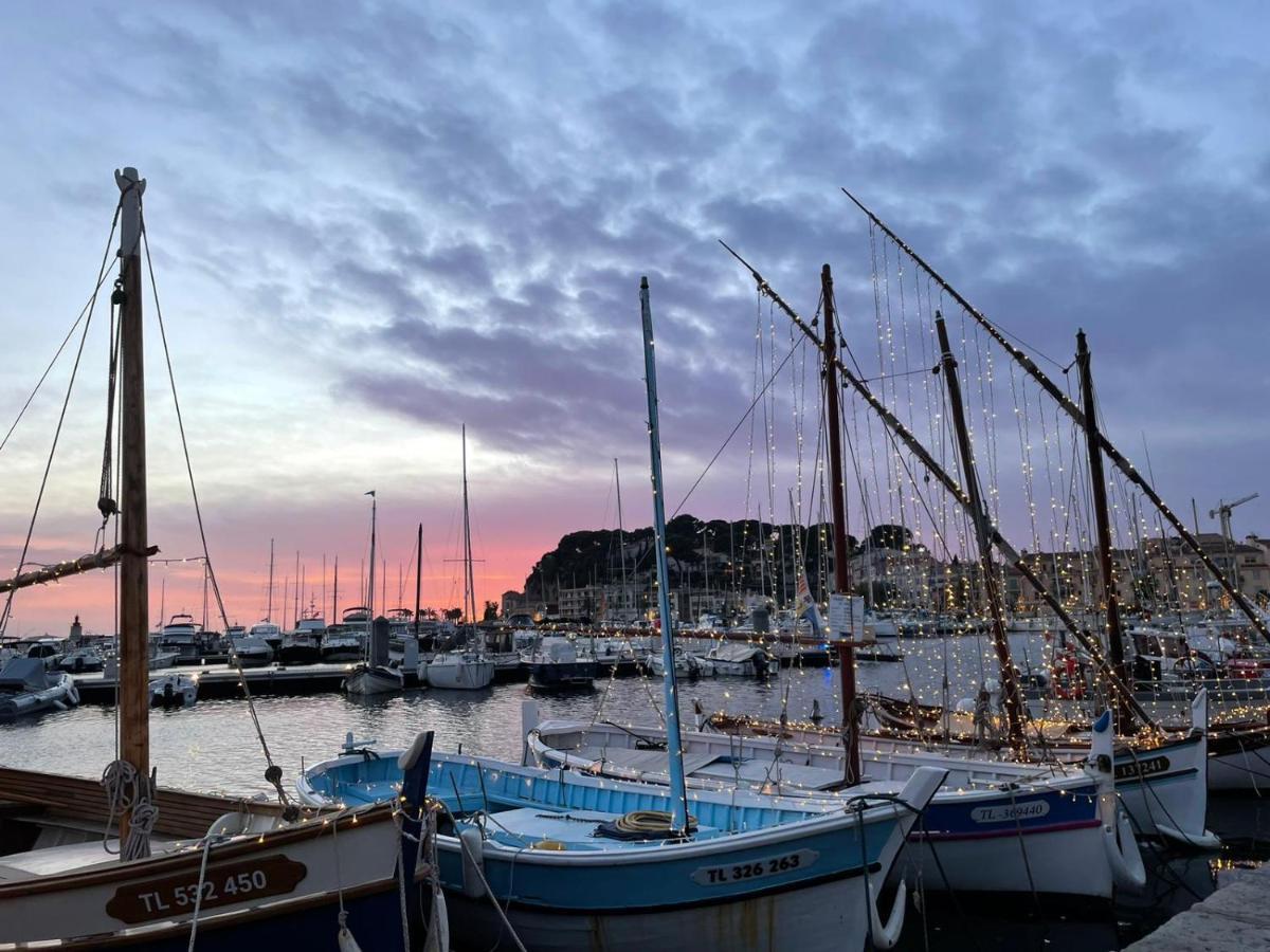 Tres Bel Appartement Vue Mer Six-Fours-les-Plages Luaran gambar